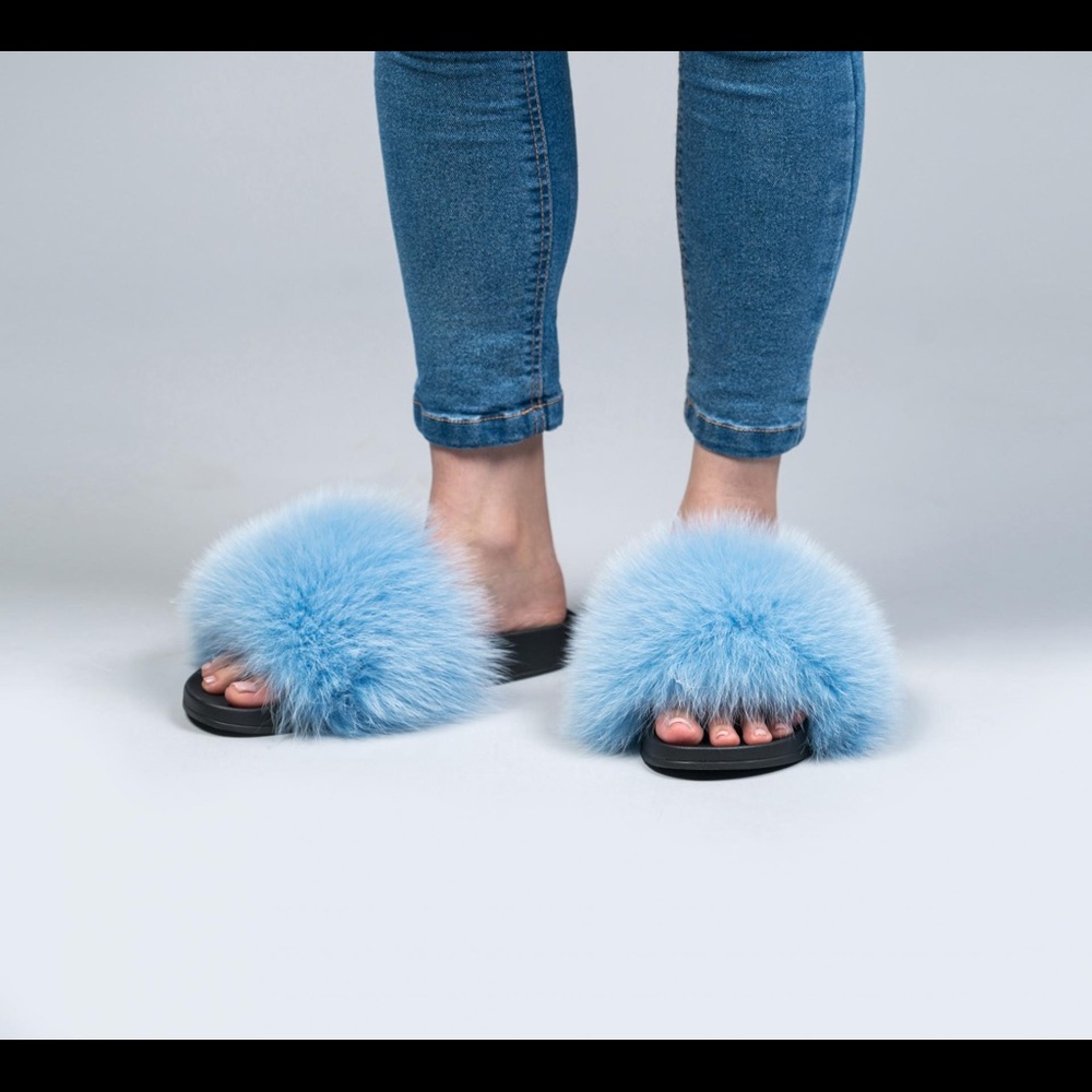 Blue rabbit fit slides - Picture 4 of 4